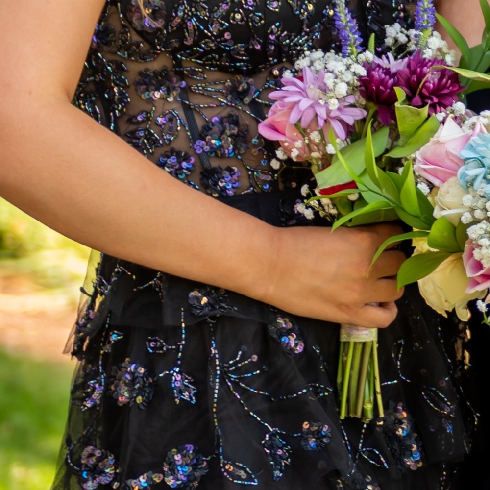 Primavera Black Homecoming Dress